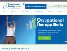 Tablet Screenshot of otworks.com.au